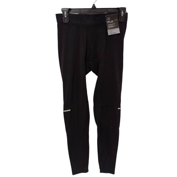 FLX Running Tights, Black, S - Picture 1 of 5